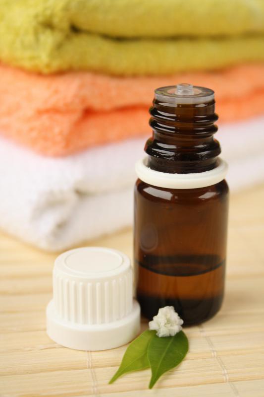 Tea tree oil contains a natural antiseptic.