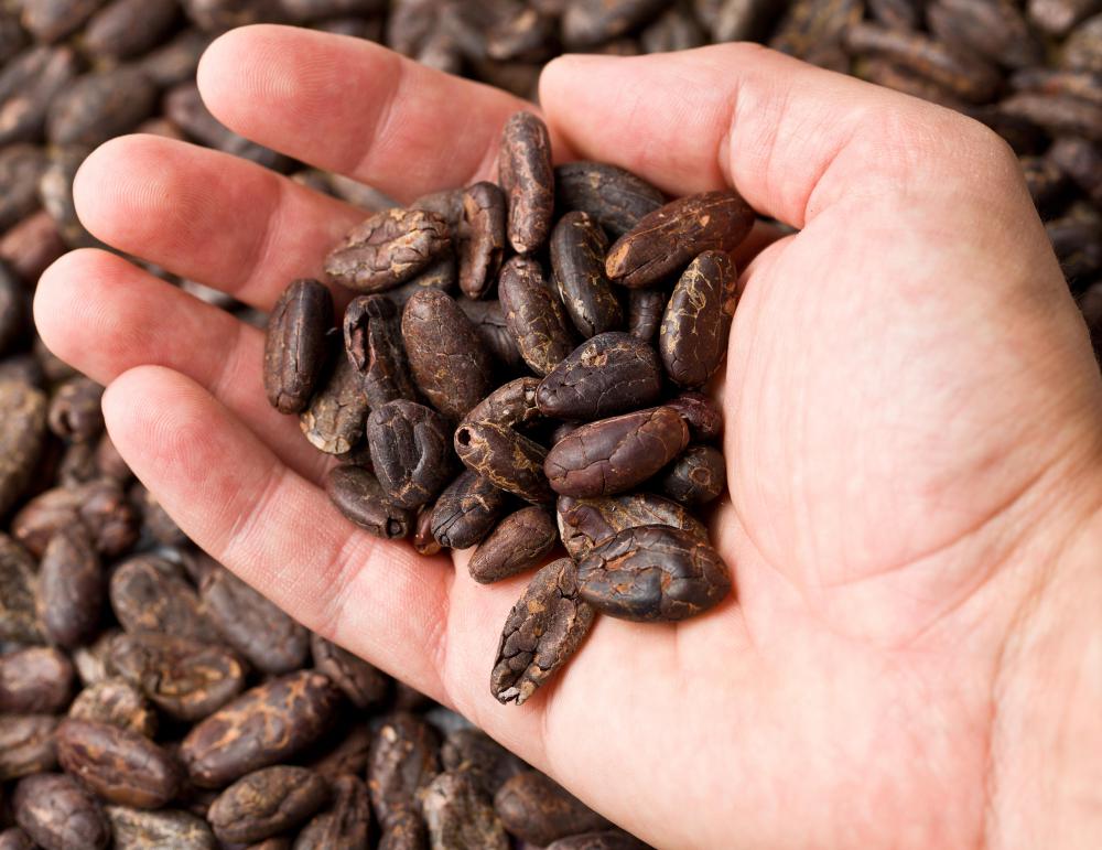 Making cocoa butter involves collecting the fat that drips off of cocoa beans.
