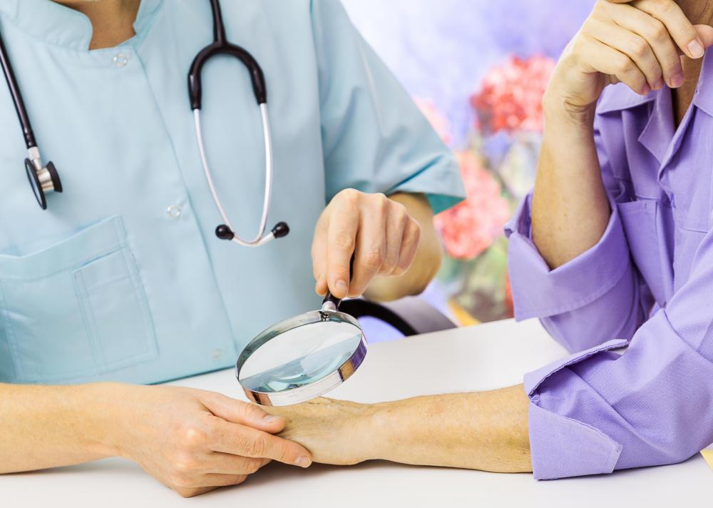 An individual who notices changes to a mole or beauty mark should schedule an appointment with a dermatologist.