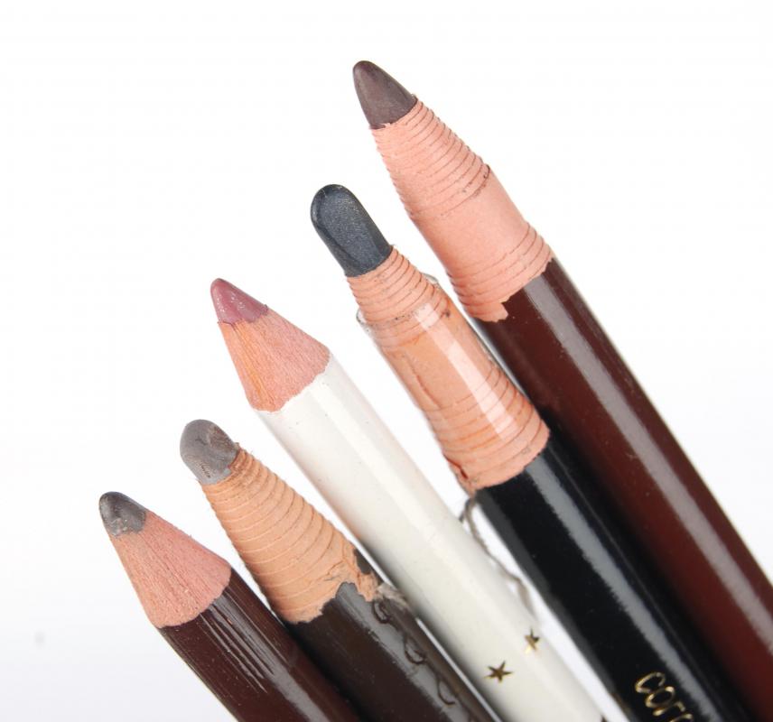 An eyebrow pencil may be used to enhance existing eyebrows or create new ones.