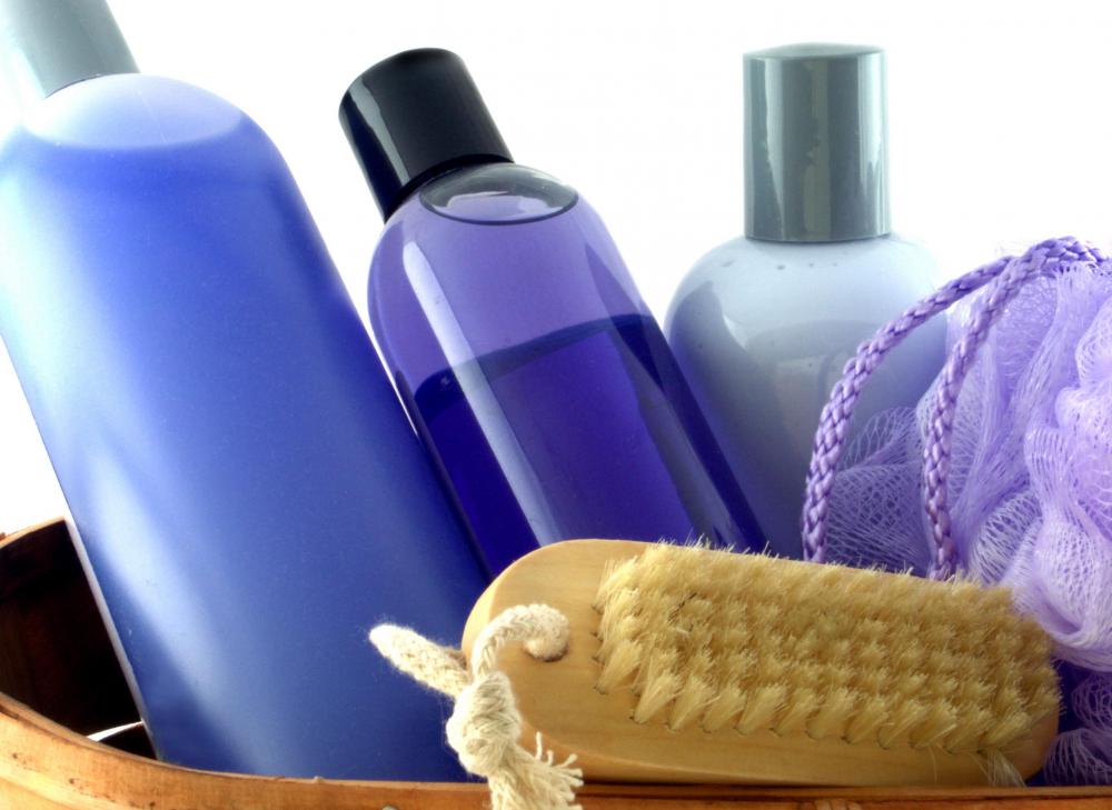 Bath salts may be sold as part of a gift basket.
