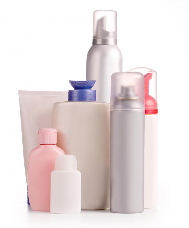 Hair products containing dimethicone.