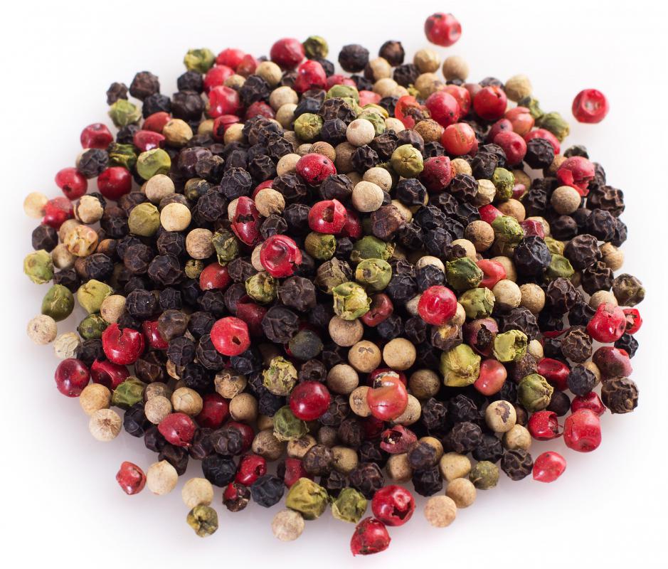 Peppercorns may be added to beard oil to provide a masculine scent.