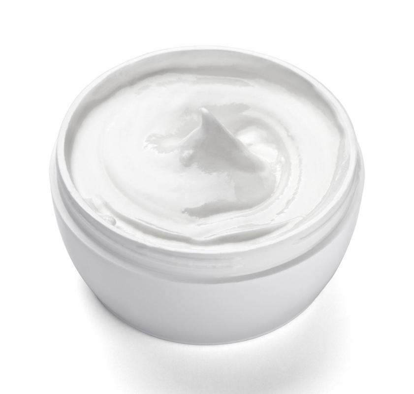 A jar of face serum.