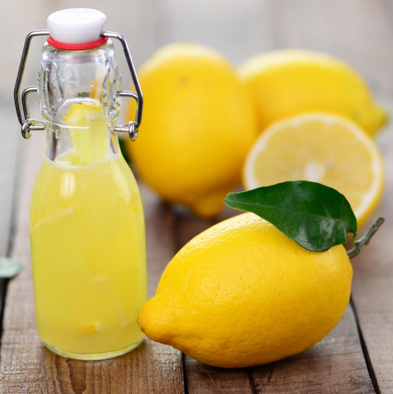 Lemon juice is sometimes used as a face scrub.