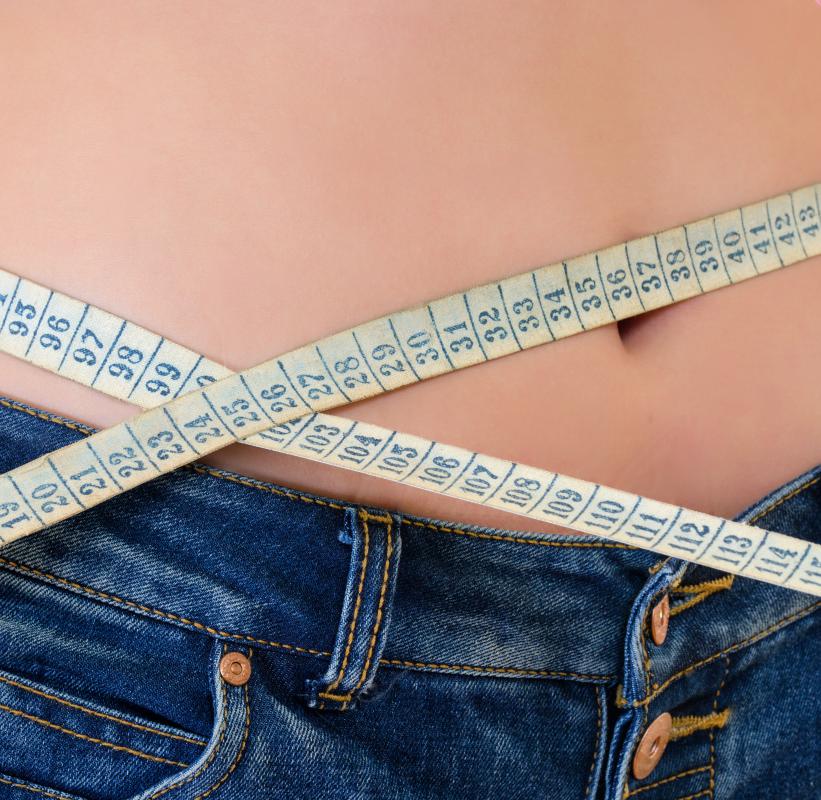 A small waist and larger hips is a common standard of beauty for women.