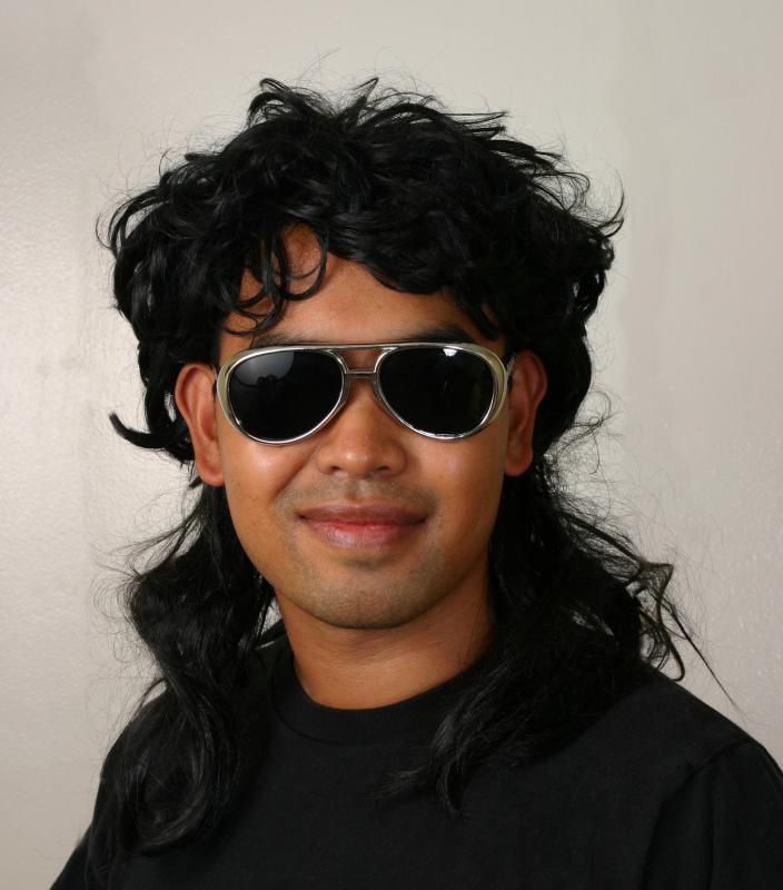 A mullet is a cut where the hair on the top and sides is short, but longer in the back.