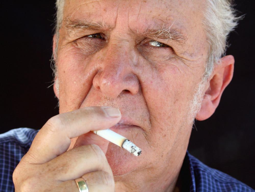 Smokers are believed to gray at an earlier rate than non-smokers.