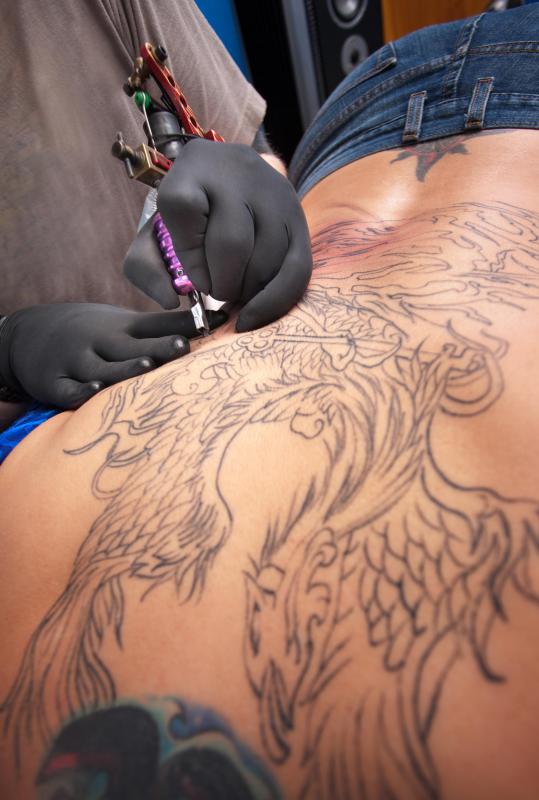 It's always best to discuss a tattoo with the tattoo artist ahead of time.