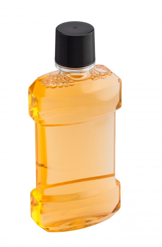 Mouthwash is sometimes used to fight bad breath and generally clean the mouth.