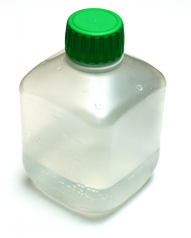 A simple saline solution can be used for a homemade eyewash.