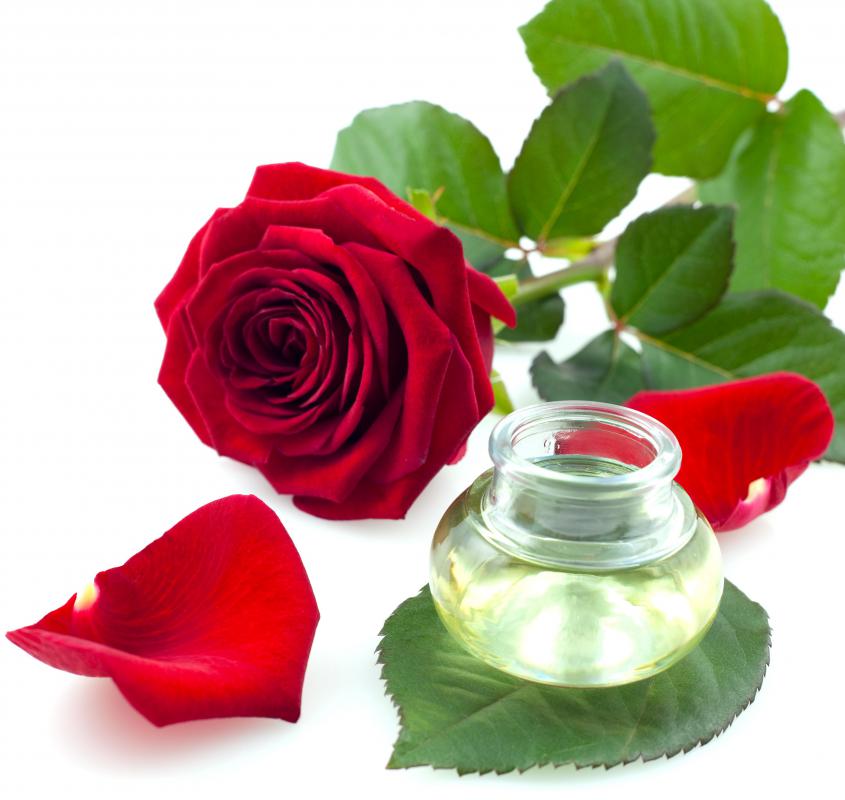 Rose oil.