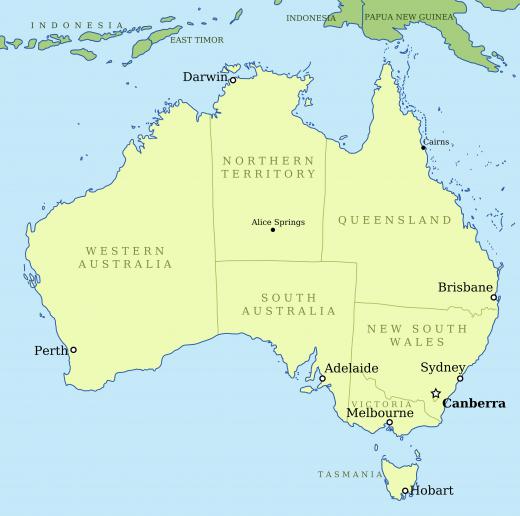 Sapphires may be found buried in Australia.