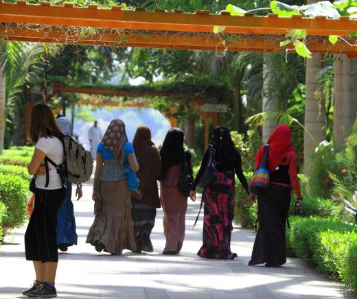 A jilbab is often floor length.