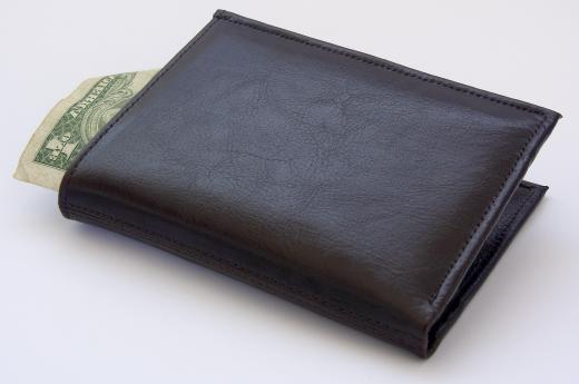 Billfolds may be made of tumbled leather.
