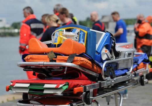 Emergency medical technicians (EMTs) and paramedics typically wear high-visibility uniforms.