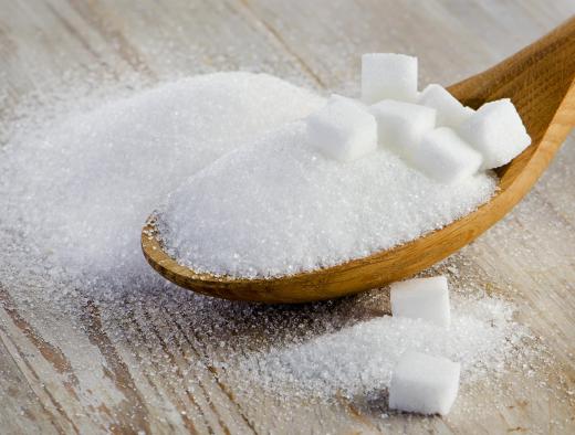Sugar is often used an an exfoliant in face polishes.