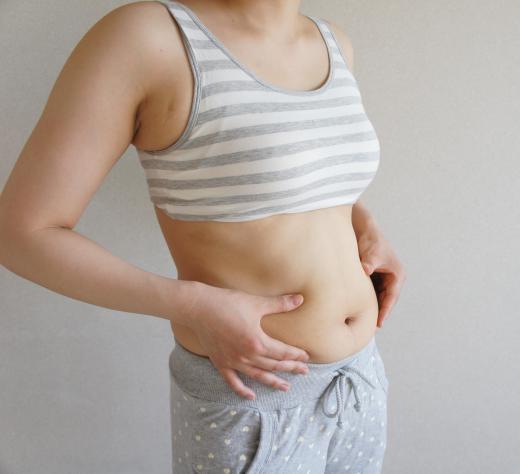 Cropped jeans may exaggerate body image issues.