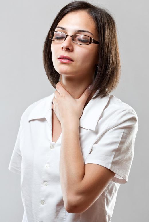 A sore throat is one possible side effect of carbamide peroxide.