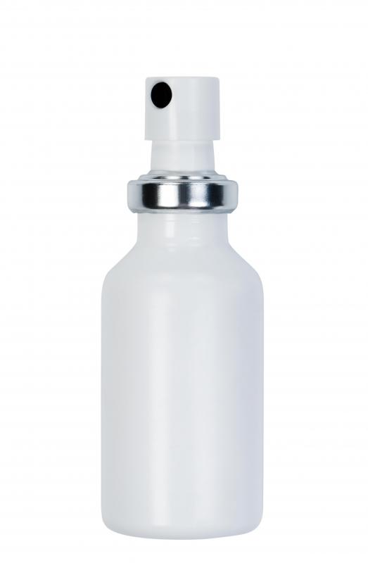 Spray tanner can be applied in the privacy of the user's home to promote a healthy glow.