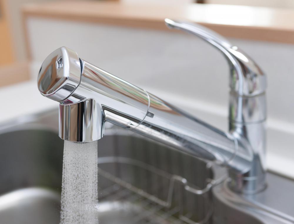 Tap water is acceptable when using a douche, although many women prefer to combine water with vinegar.