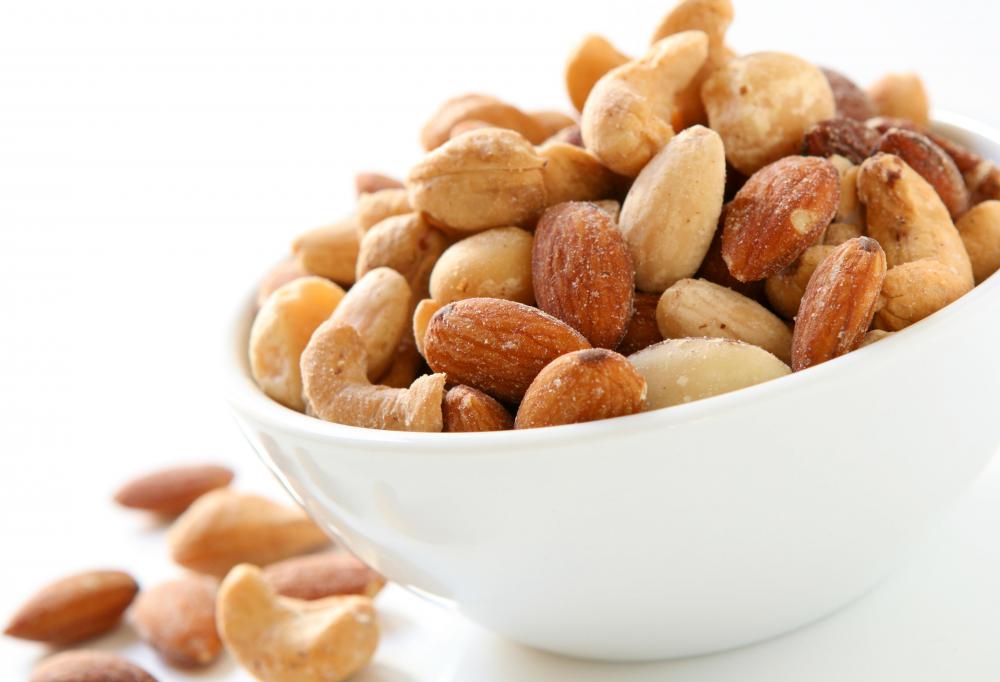 Nuts are typically a good source of magnesium.