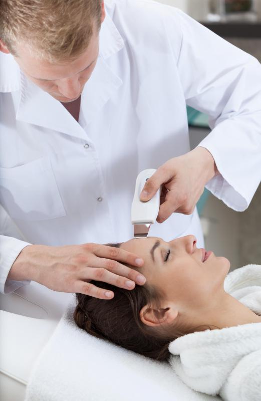 Many of the same treatments use on the face, including dermabrasion an chemical peels, may be applied to the back.