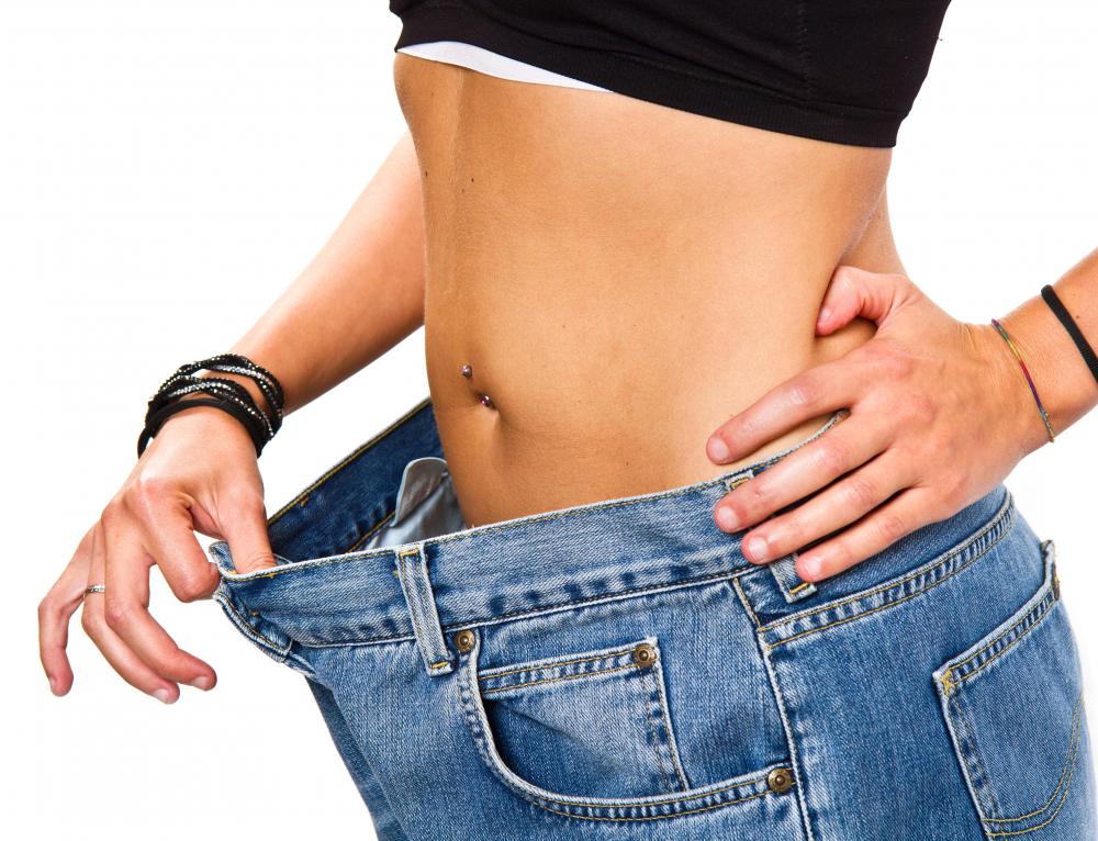 Hair loss may be a direct result of sudden weight loss.