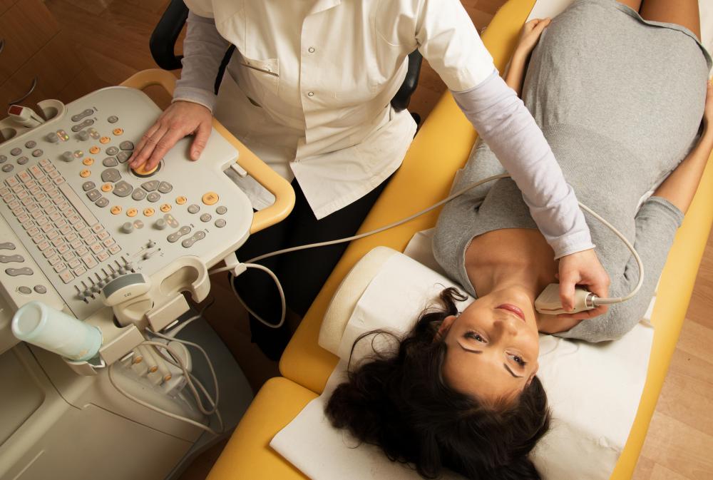 An ultrasound face lift may be used to tighten loose skin on the neck.