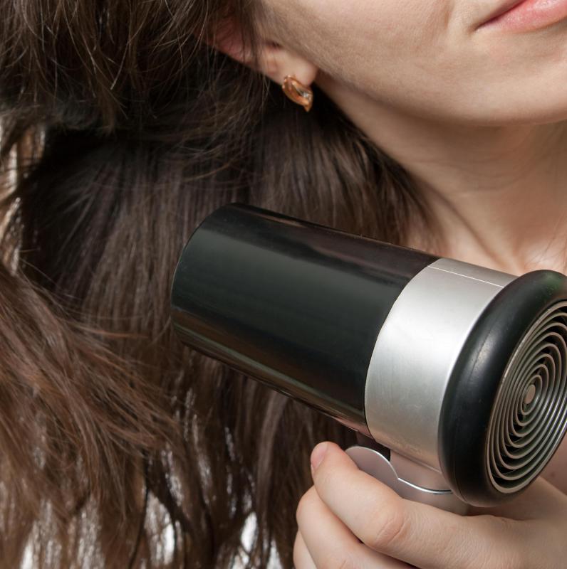 Most hair dryers consists of a motor fan, heating component, circuits, and plastic moldings.