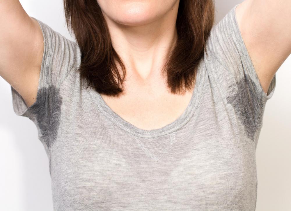 Sweat pads may be used to prevent underarm sweat stains.