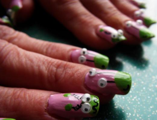 Some people may choose to add 3D nail art to their fingernails for decorative purposes.