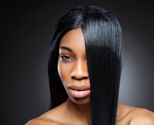 African American women can have hair control problems, such as frizz, poor control and styling.