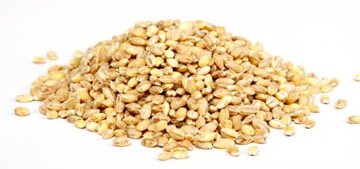 Barley can be used in an internal deodorant.