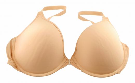 A beige push up bra.