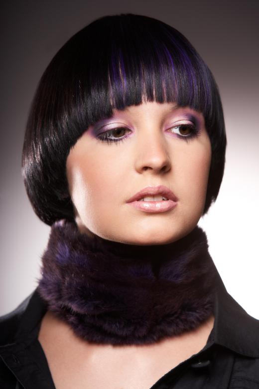 A chin-length bob is the most popular hairstyle among women.