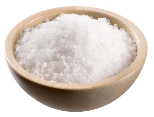 Salt, which is often used in clay body wraps.