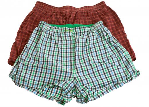 Boxer shorts are loose-fitting men's underwear.