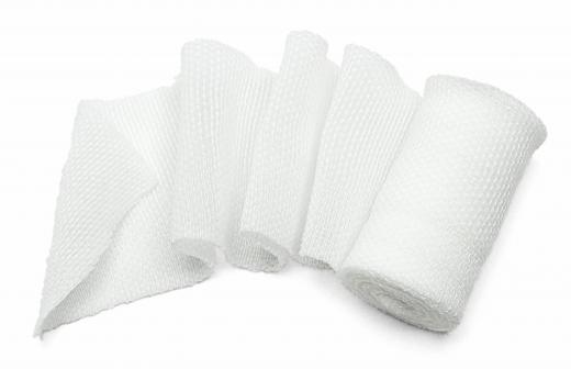 Cotton gauze fabric is commonly used in the medical field to dress open wounds.