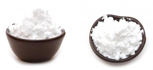 Cornstarch, which is often used to make organic makeup.