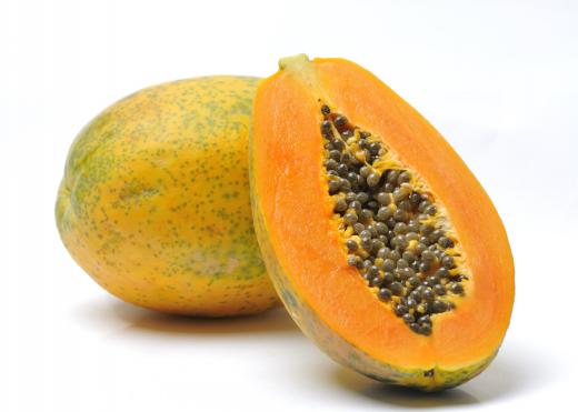 A papaya.