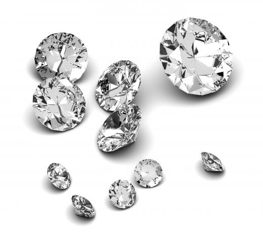 Artificial diamonds are often made from cubic zirconia.