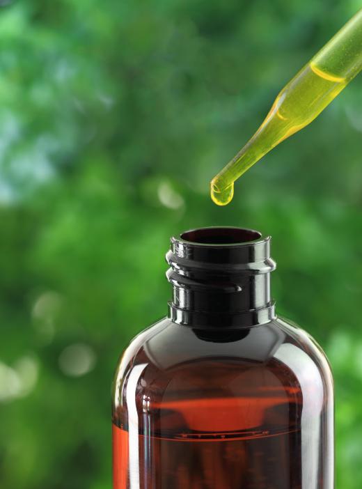 Essential oils are sometimes used in hair oils.