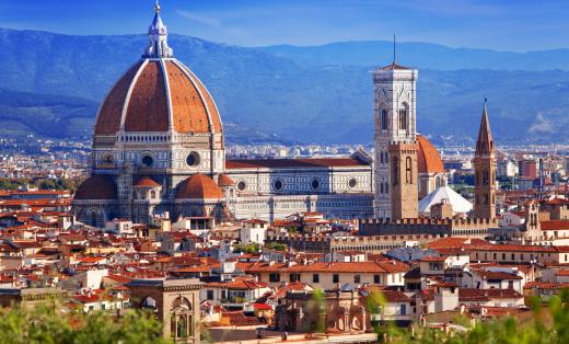 Florence is known for its leather.