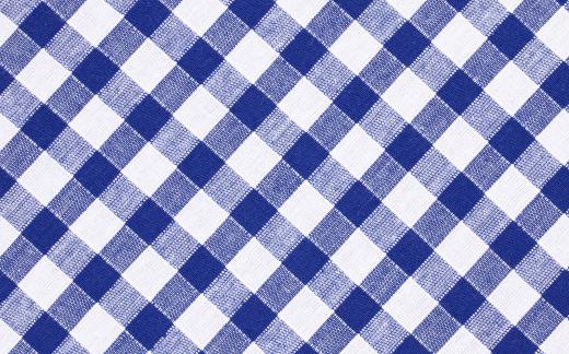 Gingham is a type of fabric printed to have a checkered pattern.