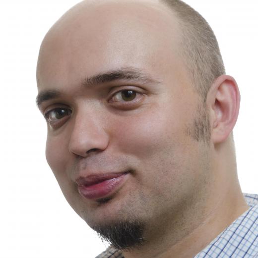 Nicely trimmed sideburns and a stylish goatee.