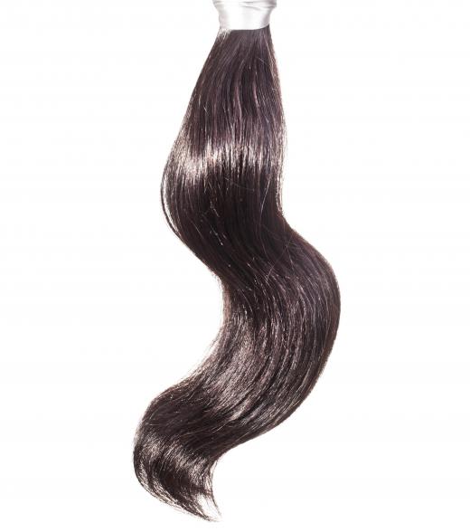 Hair extensions can be used with bun covers.