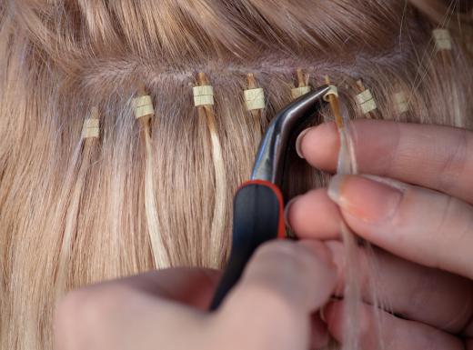 People use hair extensions to change hairstyles without cutting natural hair.