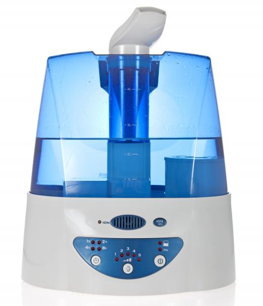 A humidifier adds moisture to the air to help relieve congestion.