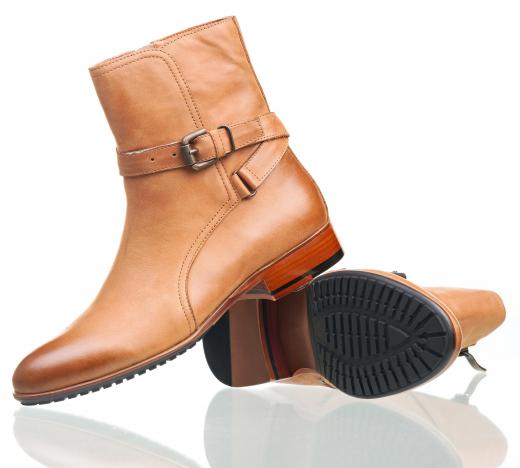 Cognac leather is often used to make boots.